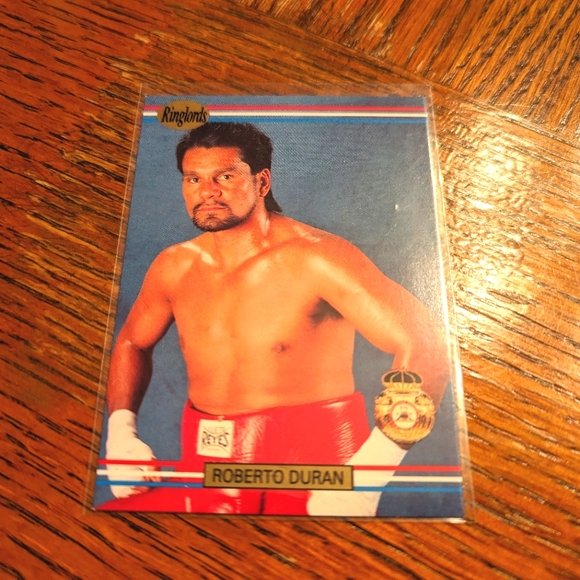 Roberto Duran 🥊 Boxing Trading Card RingLords #20 🔥 Manos de Piedra - Picture 3 of 4